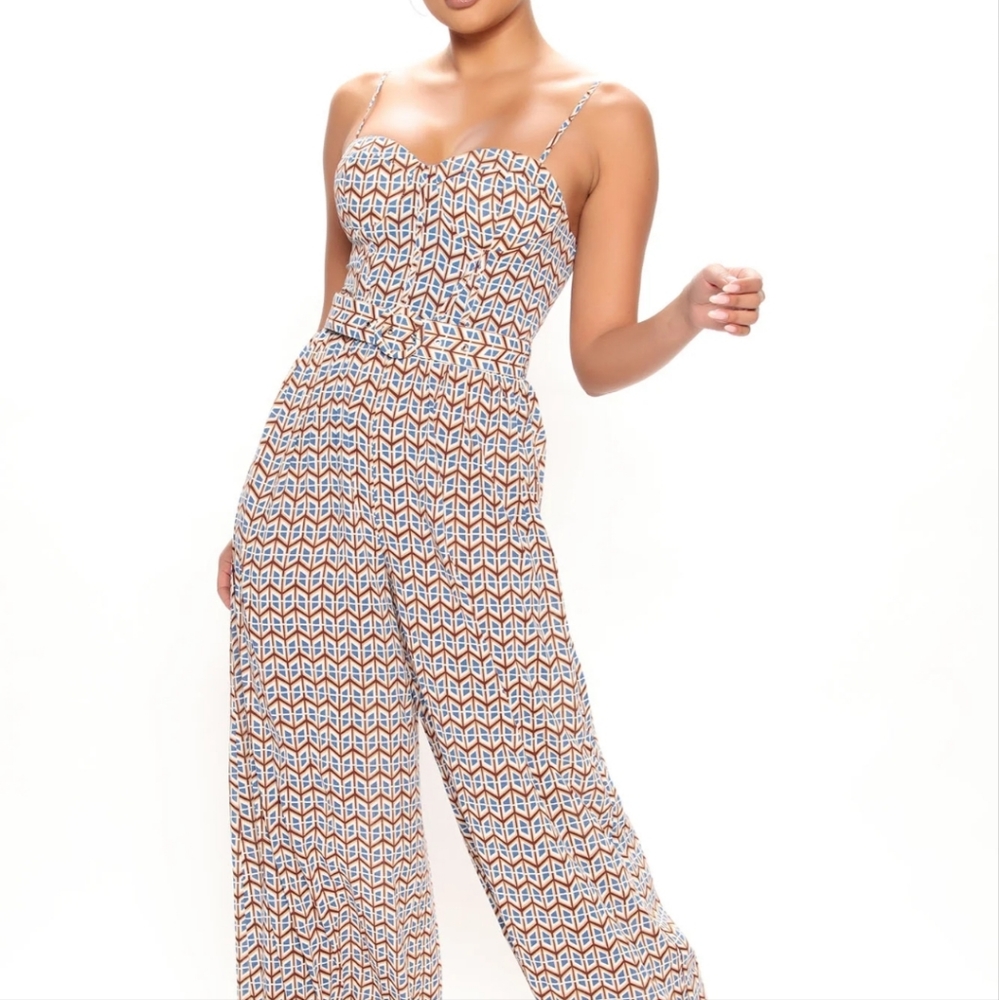 Fashionnova  wide leg jumpsuit